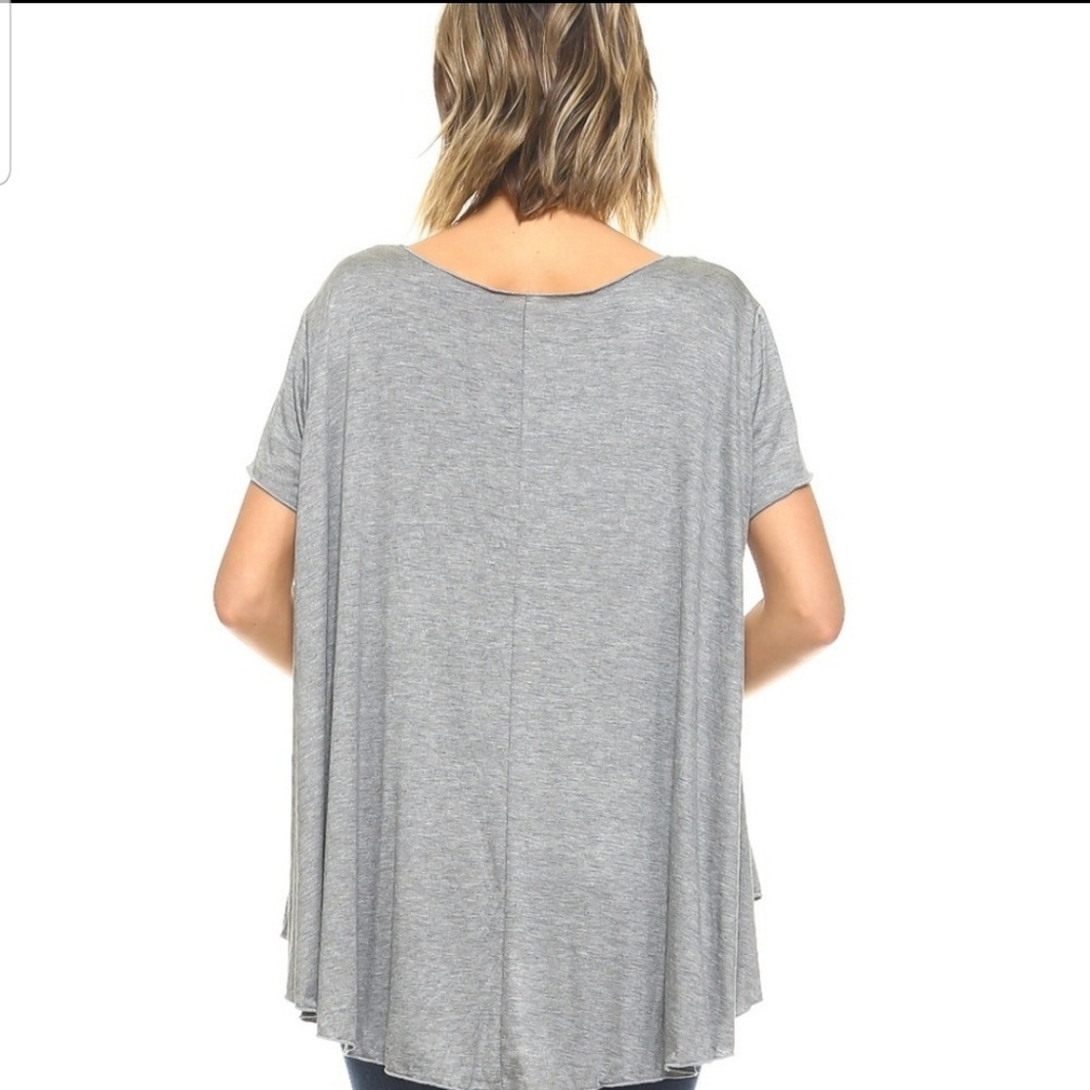SALE LAST 1 Any 2 $20 Grey Hi Low Tunic - Picture 4 of 5